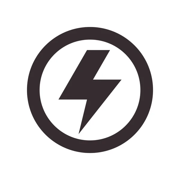 Lightning bolt teken — Stockvector