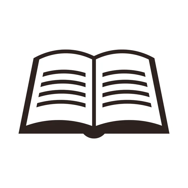 Икона книги — стоковый вектор