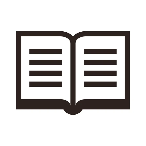 Ikona knihy — Stockový vektor