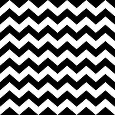 Sorunsuz zig zag desen siyah beyaz