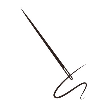 Needle with thread clipart