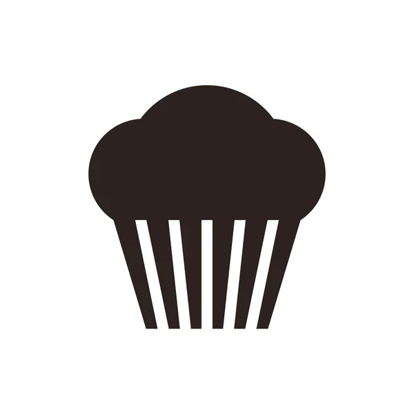 Muffin. Cupcake pictogram — Stockvector