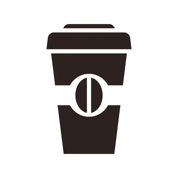 Café para llevar icono — Vector de stock