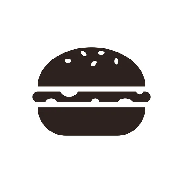 Hamburger pictogram — Stockvector