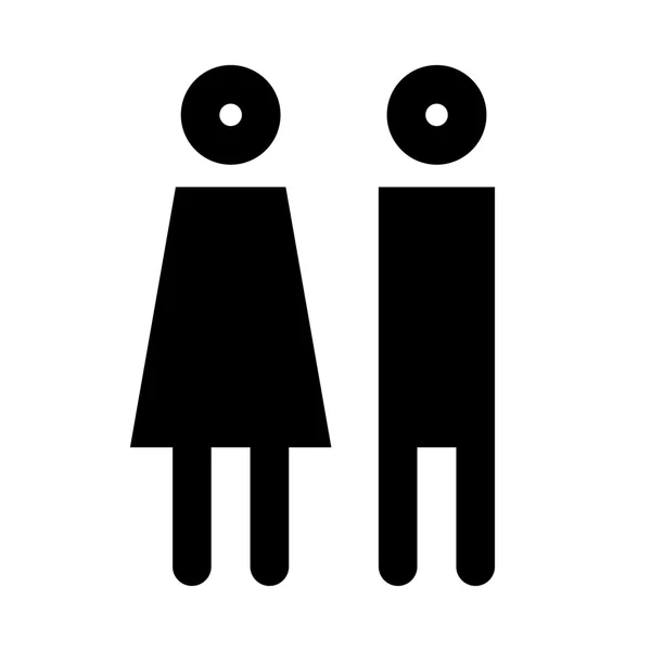 Ikone für Mann und Frau — Stockvektor
