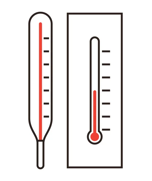 Termometr ikony — Wektor stockowy