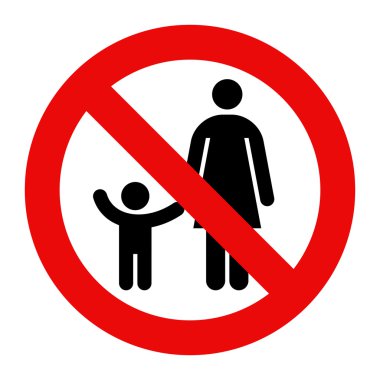 Üst ve alt simge. Uyarı işareti