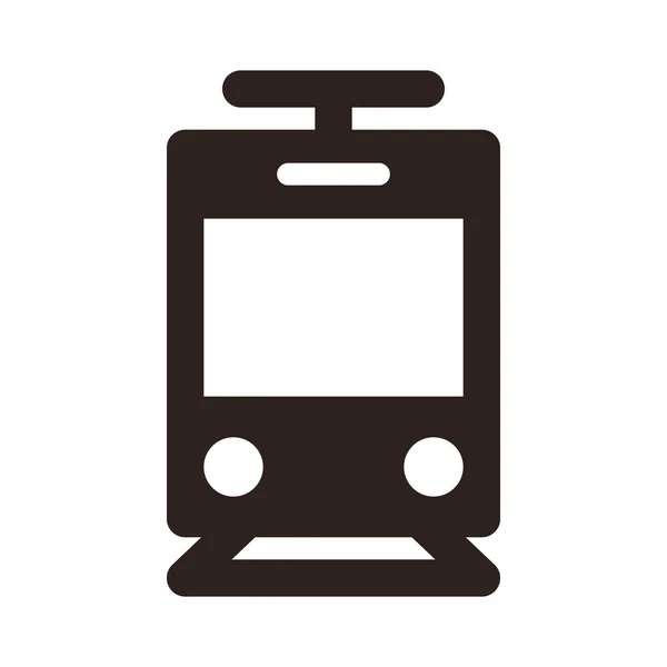 Vector tram pictogram — Stockvector