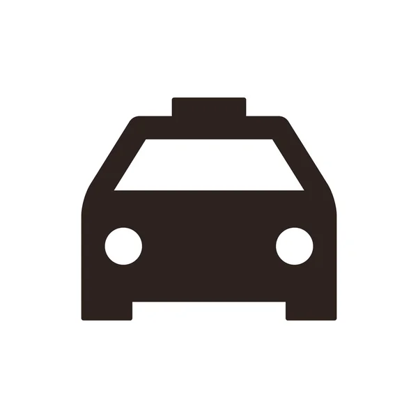 Vector taxi pictogram — Stockvector