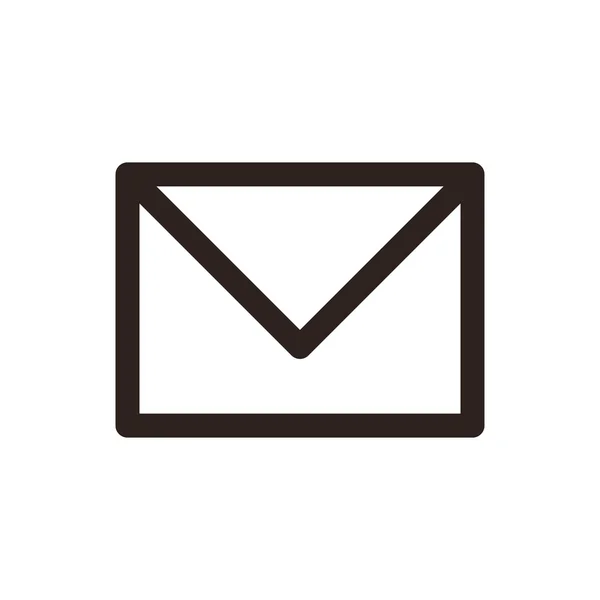 Postpictogram. Envelop teken — Stockvector