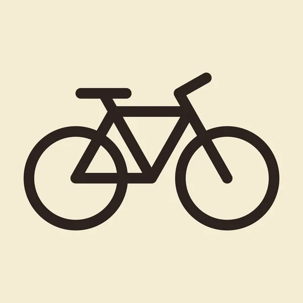 Ícone de bicicleta. Símbolo da bicicleta — Vetor de Stock