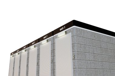 self depolama birimleri 3D çizimi