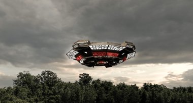 3B Uçan Nesne bir unidentefied gösterimi