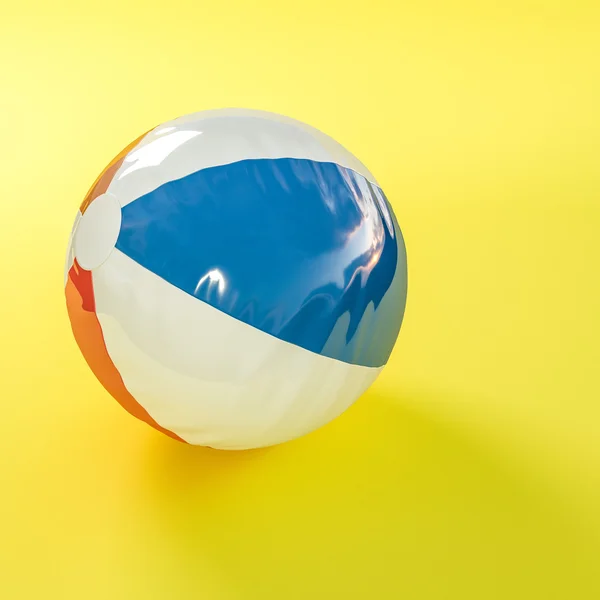 3d illustration of a plastic beach ball — Stock Photo, Image