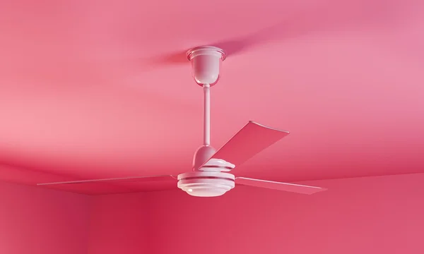 3D иллюстрация потолочного вентилятора — стоковое фото