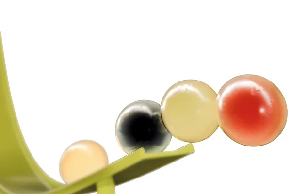 3D illustration av välsmakande gumballs — Stockfoto