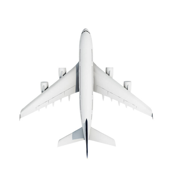 Airbus изолирован на белом фоне 3d иллюстрация