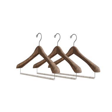 askı beyaz arkaplanda izole edildi 3d illüstrasyon