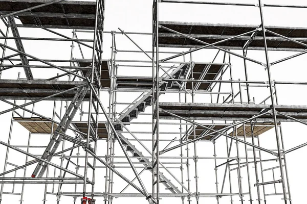 Scaffolding Isolated White Background Illustration — Stock Photo, Image