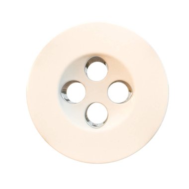 Beyaz arkaplanda izole edilmiş düğme 3d illüstrasyon 