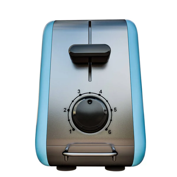 Toaster Isolated White Background Illustration — Stock Photo, Image