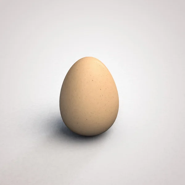 Huevo aislado sobre blanco — Foto de Stock