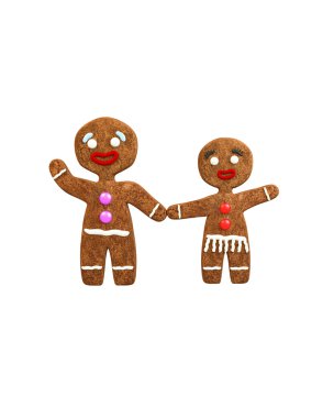 Bayan ve Bay gingerbread