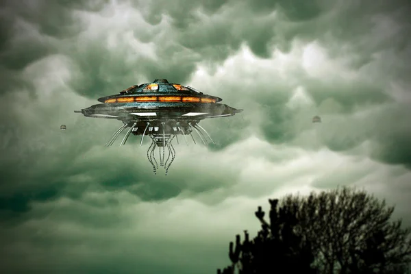 Unidentified flying object — Stock Photo, Image