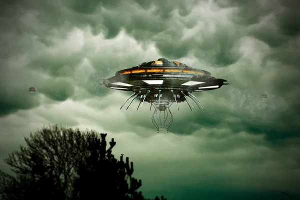 Unidentified flying object — Stock Photo, Image