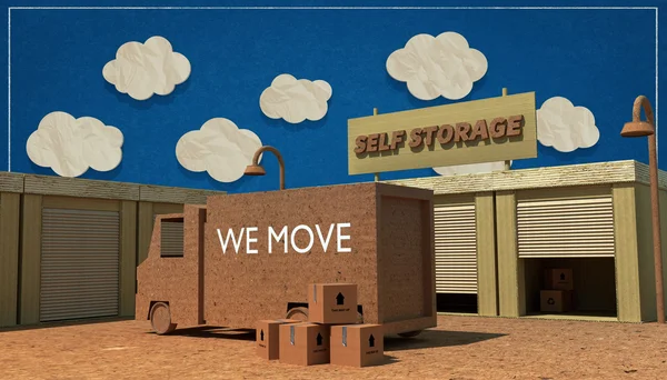 Self-storage — Stockfoto