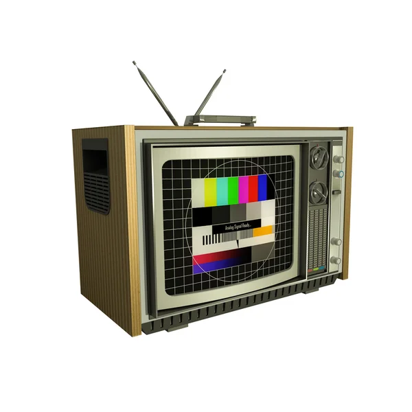 Televiziune veche — Fotografie, imagine de stoc
