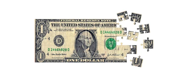 One dollar bill — Stock Photo, Image