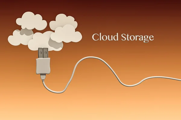 Cloud skladování — Stock fotografie