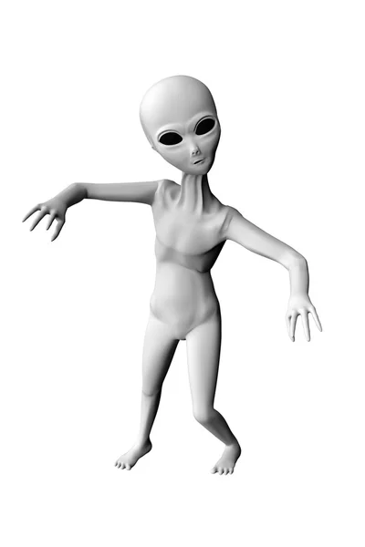 Cinza alienígena — Fotografia de Stock