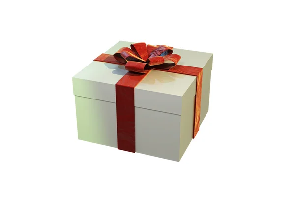 Geschenkbox isoliert — Stockfoto