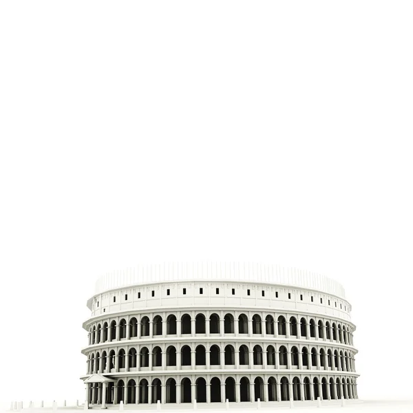 Colosseum isolated on white — Stock Photo, Image