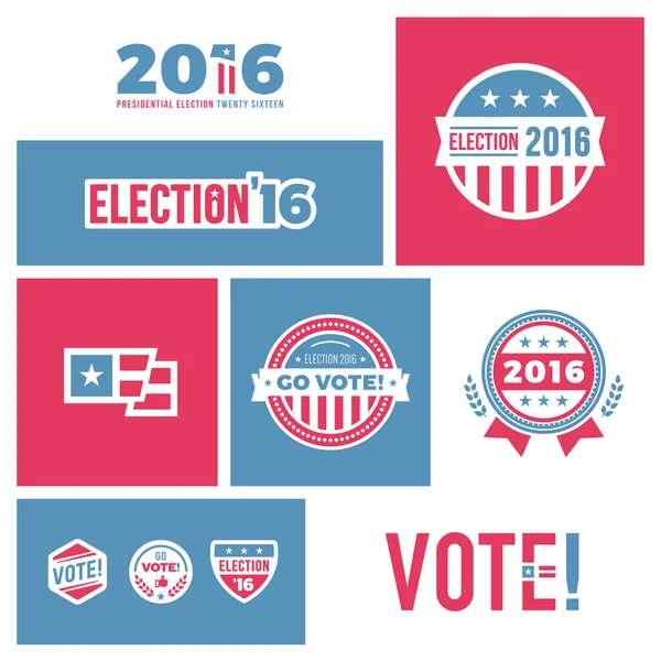 Verkiezing 2016 graphics — Stockvector