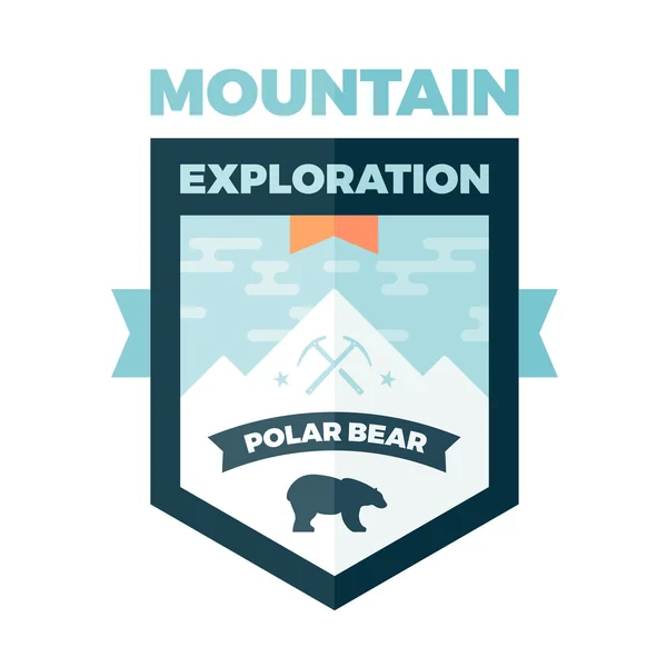 Mountain badge — Stock vektor