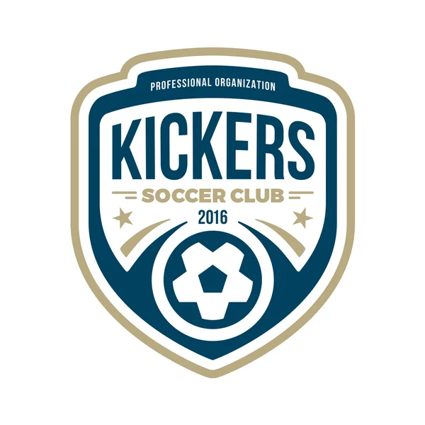 Soccer crest — Stock Vector