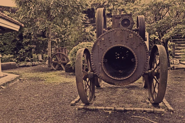Stary silnik parowy przód — Zdjęcie stockowe