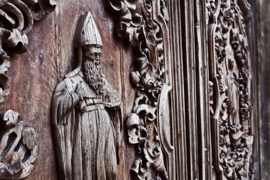 San agustin kilise kapısına detay