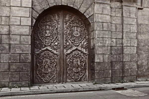 San agustin ușa bisericii — Fotografie, imagine de stoc