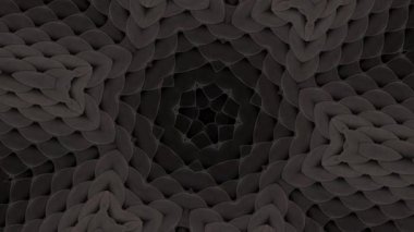 Örtülü kadife yüzey yıldız şeklinde renk değiştirir. Döngü Videosu