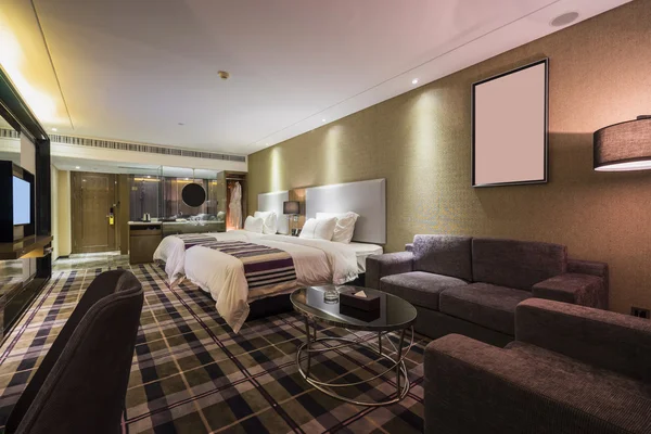 Luxe hotelkamer — Stockfoto