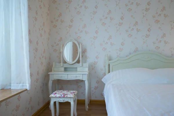 Bedroom with nice decoration — Stock Photo, Image