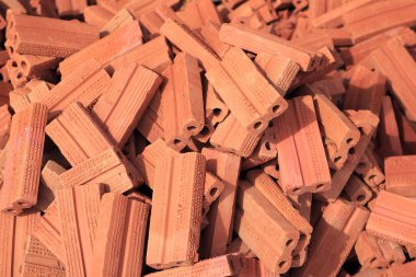 Kırmızı Tuğla Yığını arka planı