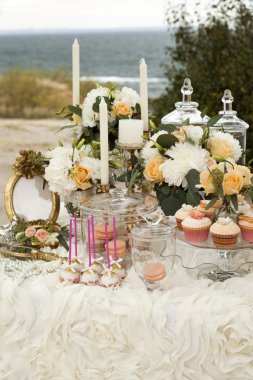 Ziyafet tatlı büfe düğün kutlama güzel hassasiyet parti doğum günü süsleri pişirme tatlı pasta şeker pasta dekoratör açık havada açık hava