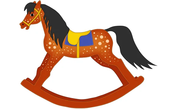 Koń na biegunach zabawka — Wektor stockowy