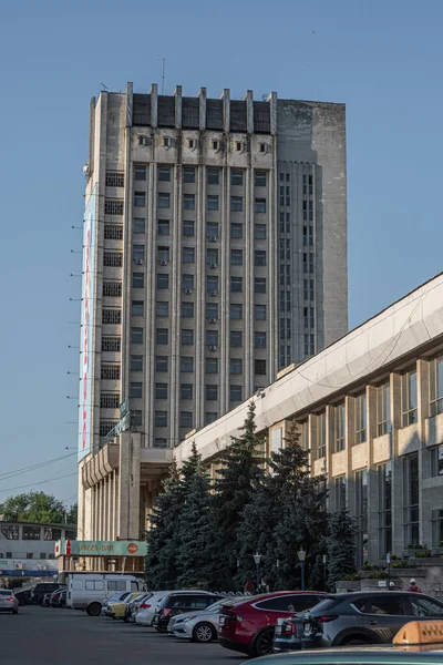 Facciata Kharkiv Express Edificio Dell Hotel Nello Stile Del Modernismo — Foto Stock