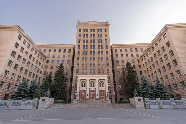 Facciata Dell Edificio Settentrionale Della Karazin Kharkiv National University Kharkiv — Foto Stock